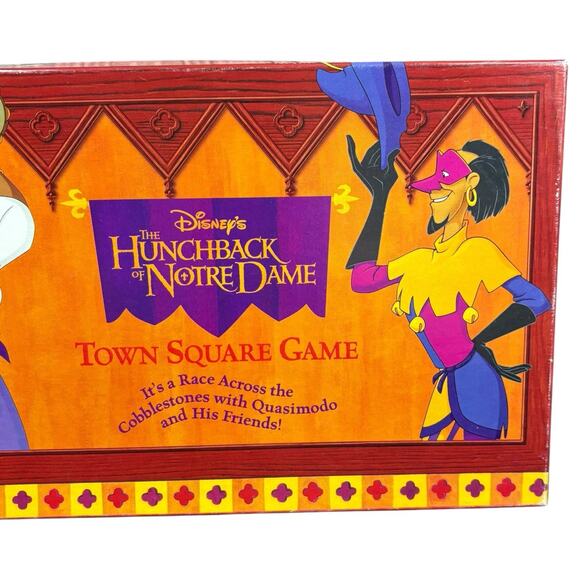 VTG 1995 Disney The Hunchback of Notre Dame Town Square Board Game 100% COMPLETE - Picture 3 of 16
